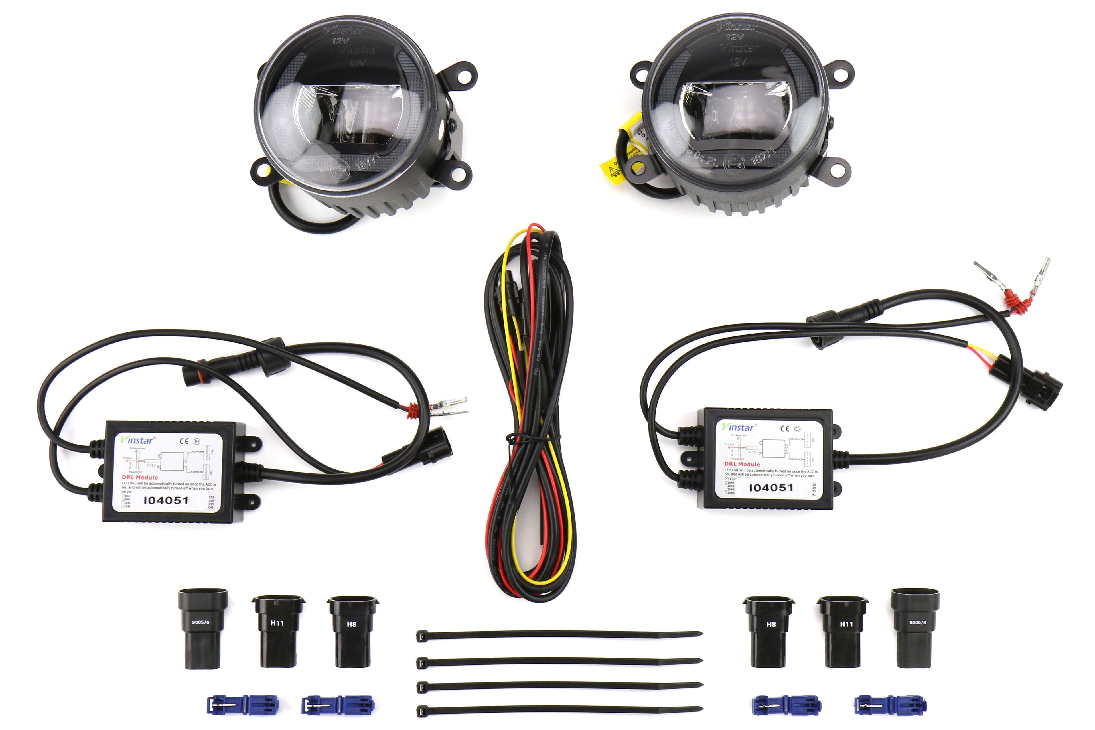 OLM LED / Corona Ring DRL Fog Light Housings - 2015-2021 WRX STI / 13-15 FR-S BRZ / 2014-2018 Forester
