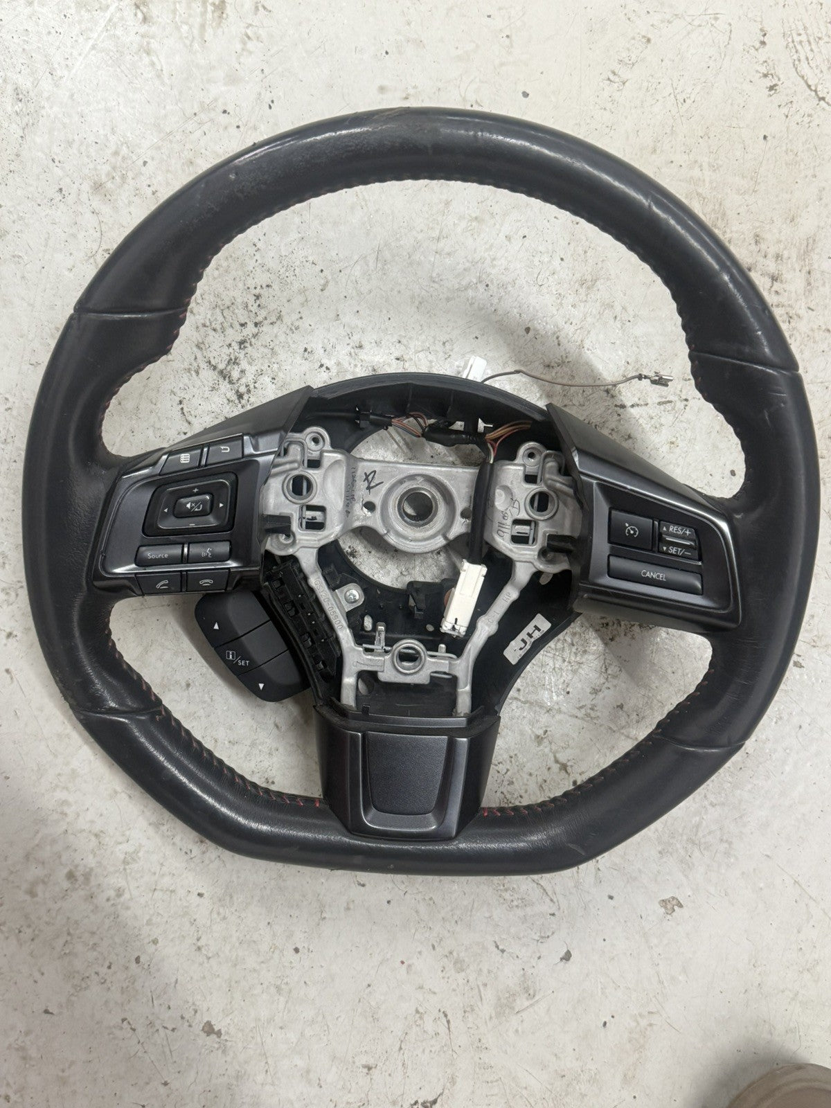 2015-2019 Subaru WRX Steering Wheel Leather Wrapped OEM