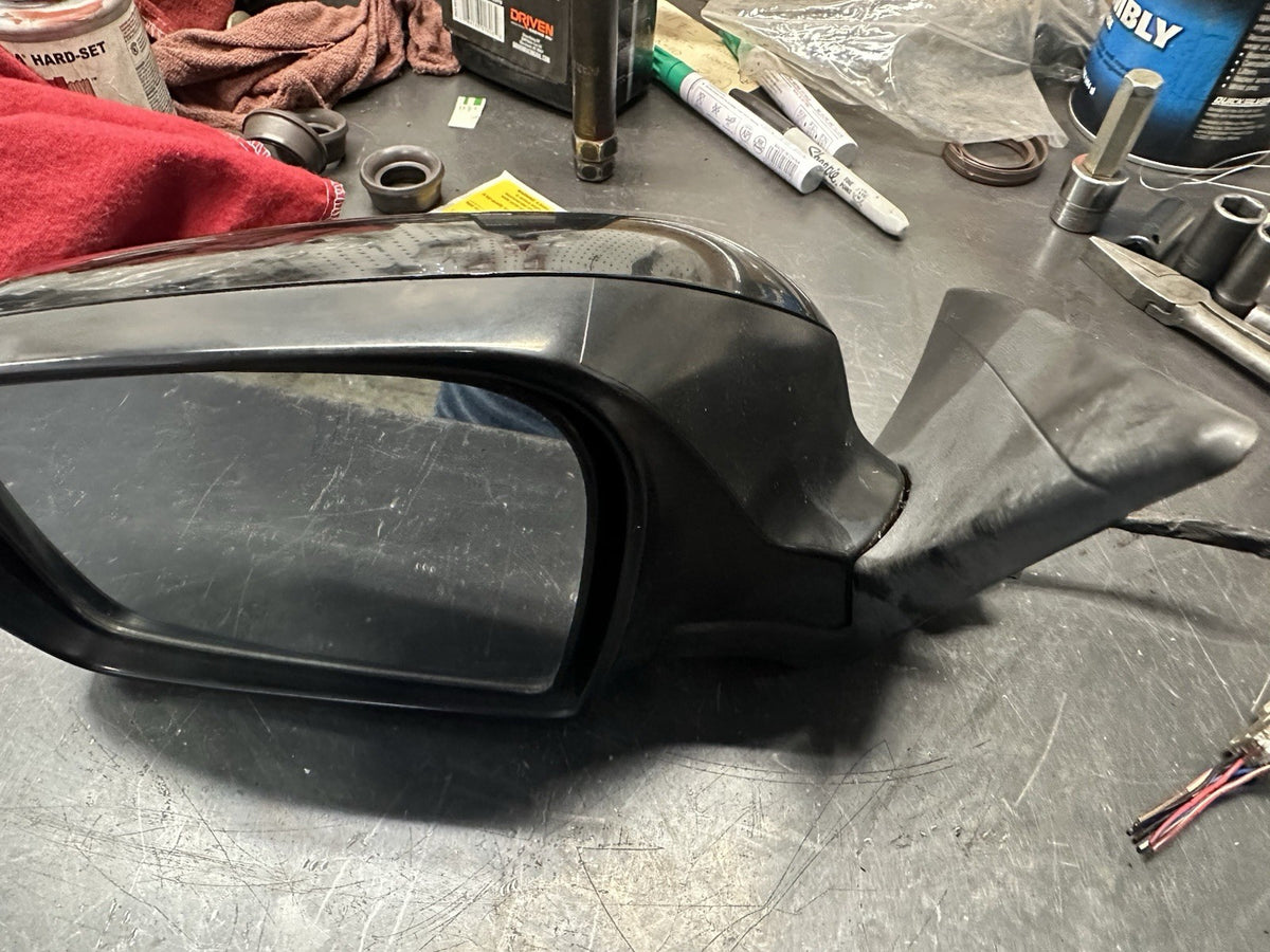 2008 - 2014 Subaru Impreza Wrx Left Door Mirror Driver side black power