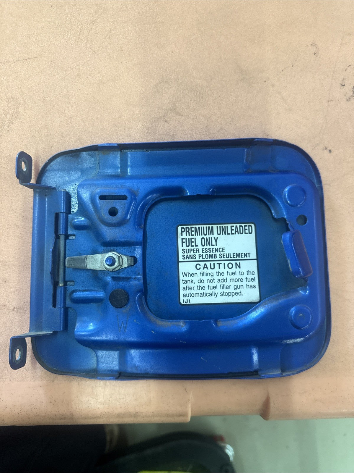 Subaru Impreza WRX STI Gas Door Fuel Lid Cover OEM Blue SEDAN 02-07