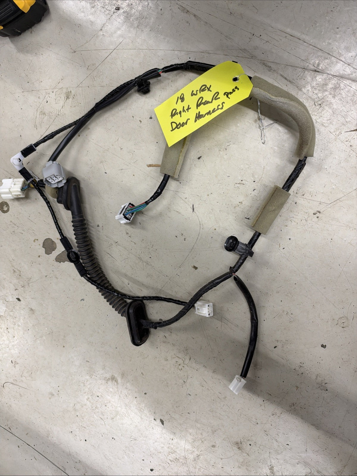 15-21 Subaru WRX Rear Right Pass Side Door Wire Wiring Harness OEM 81822VA001