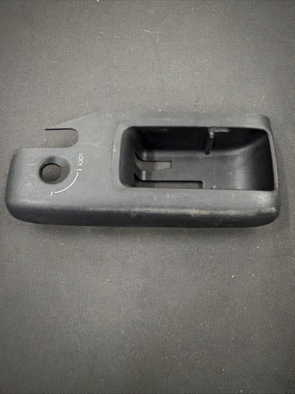 08-14 OEM Subaru Interior Locking Mechanism Cover Trim 57345FG000 Gas Door Trunk