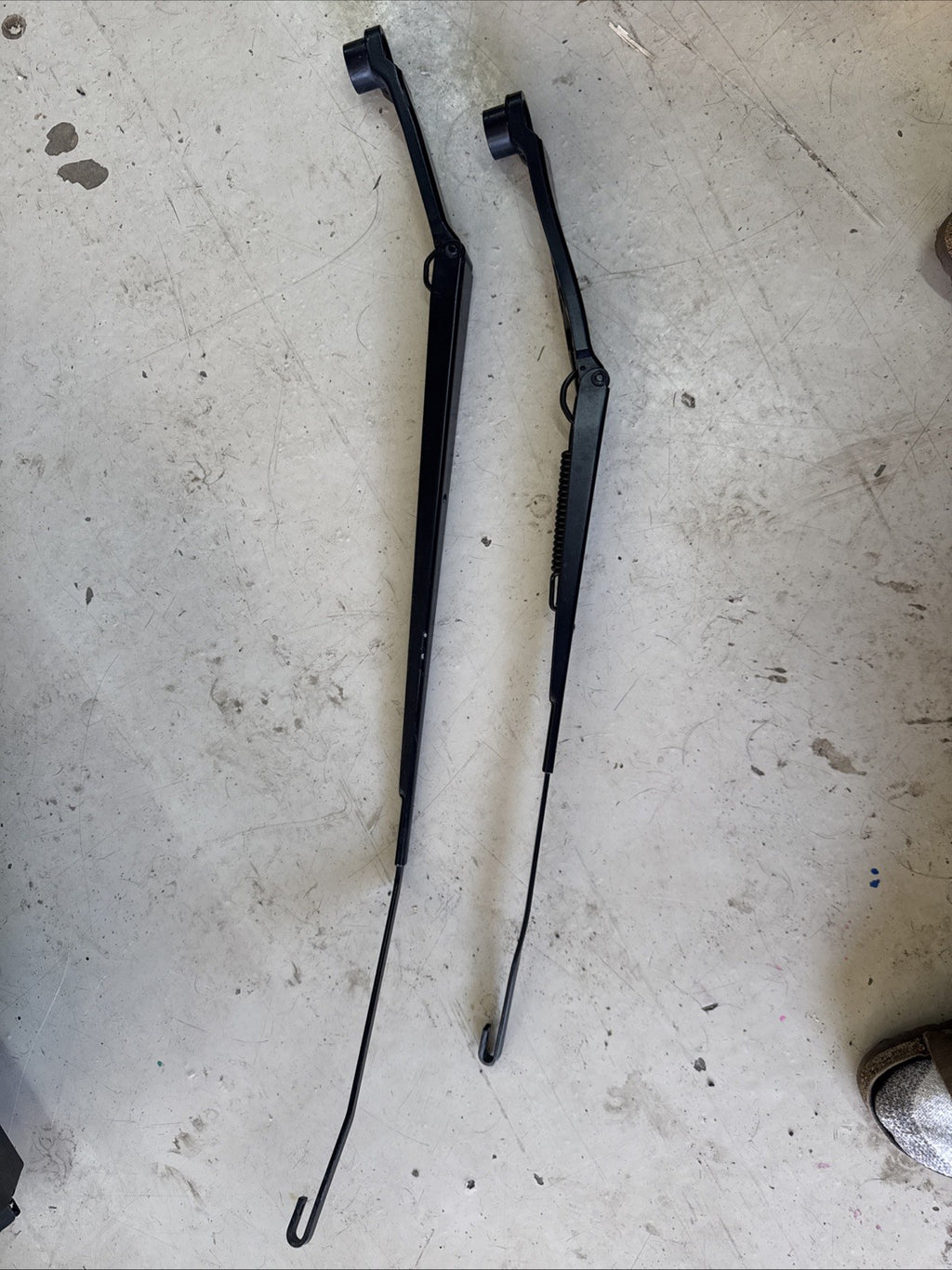 2018 Subaru WRX STI Front OEM  Wiper Arms Set Metal Black