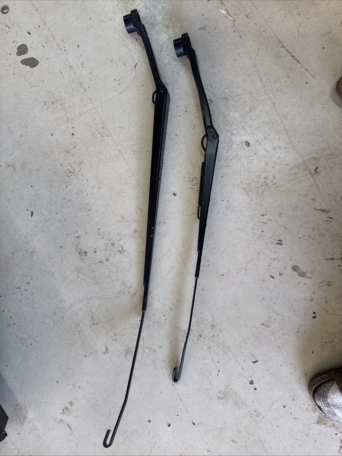 2018 Subaru WRX STI Front OEM  Wiper Arms Set Metal Black