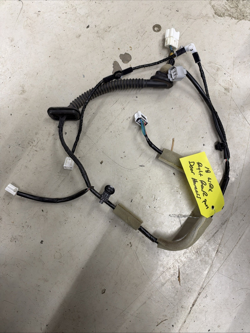 15-21 Subaru WRX Rear Right Pass Side Door Wire Wiring Harness OEM 81822VA001