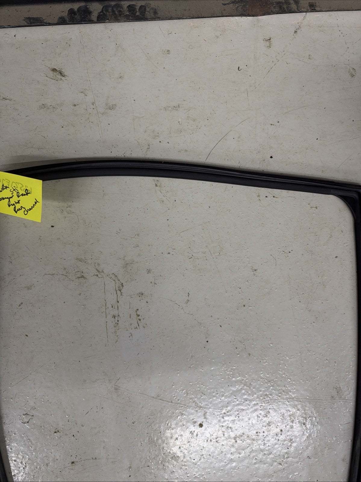 2018 Subaru WRX & STI PASSENGER RIGHT REAR WINDOW GLASS RUN CHANNEL - OEM 15-21