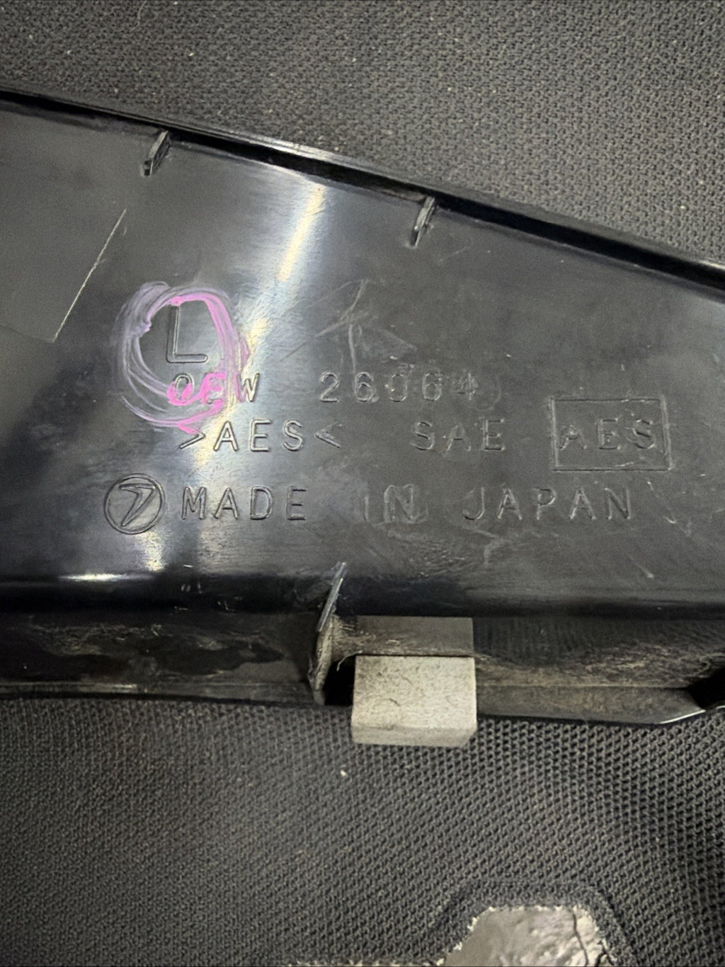 2006  Subaru WRX Wagon Left Tail Light Trim Cover LH 05-07 26064