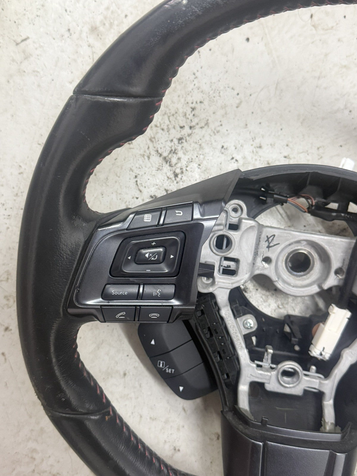 2015-2019 Subaru WRX Steering Wheel Leather Wrapped OEM