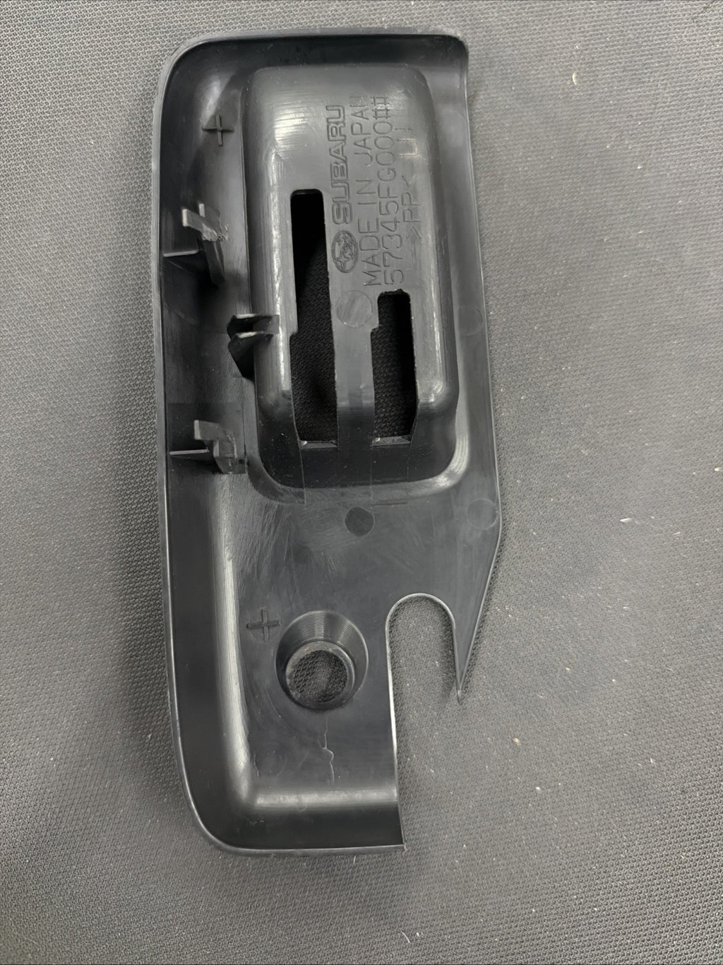 08-14 OEM Subaru Interior Locking Mechanism Cover Trim 57345FG000 Gas Door Trunk