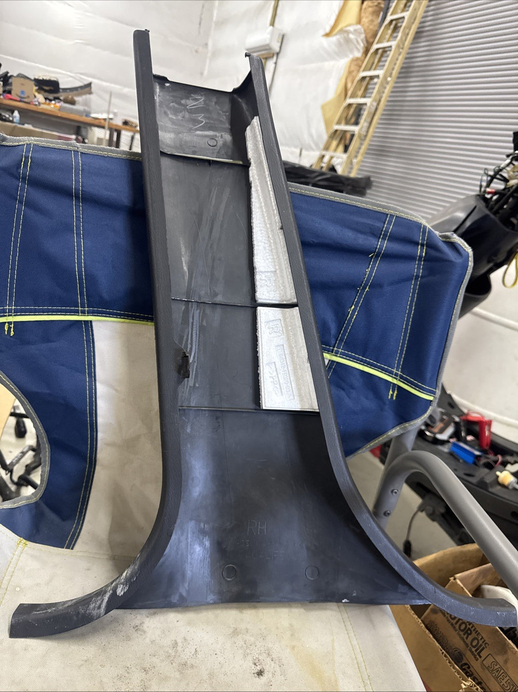 02-2007 Subaru Impreza WRX STI Passenger B Pillar Panel Trim RH Lower 94042FE020