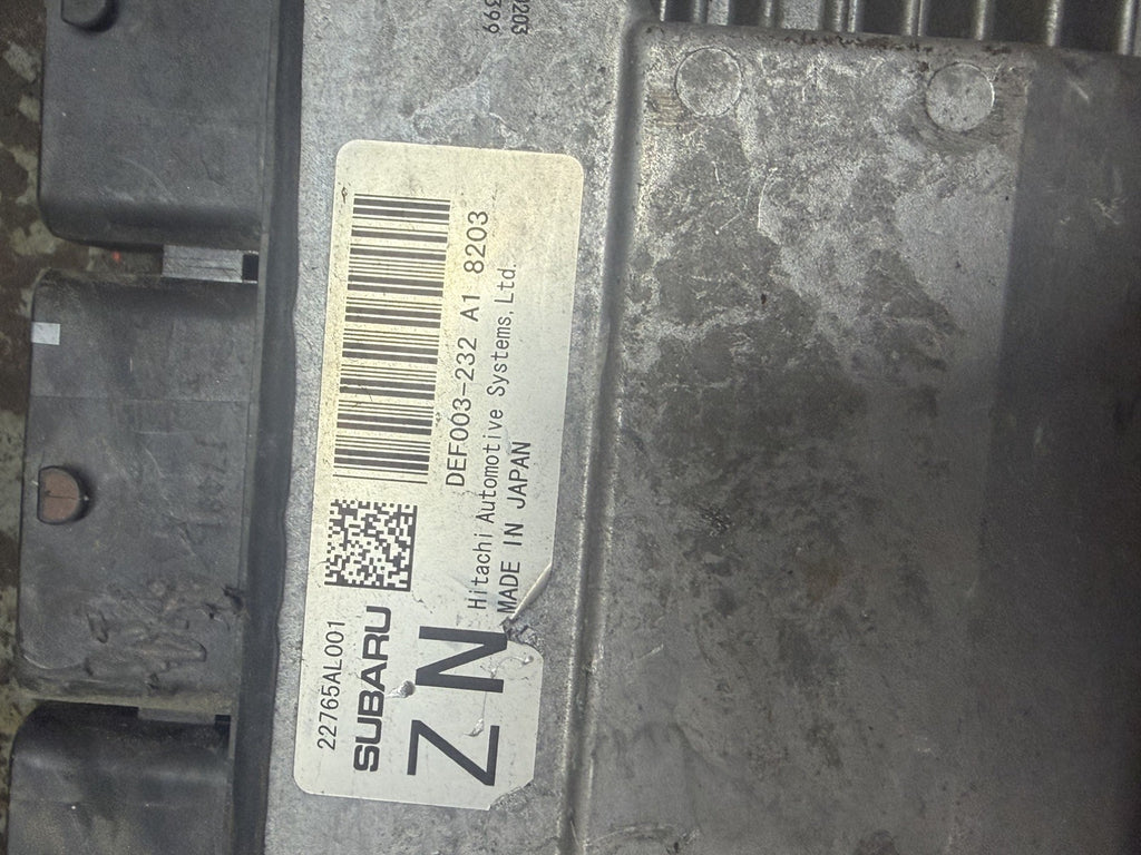 2015-2018 Subaru WRX Engine Control Module ECM Black 22765AL001 OEM