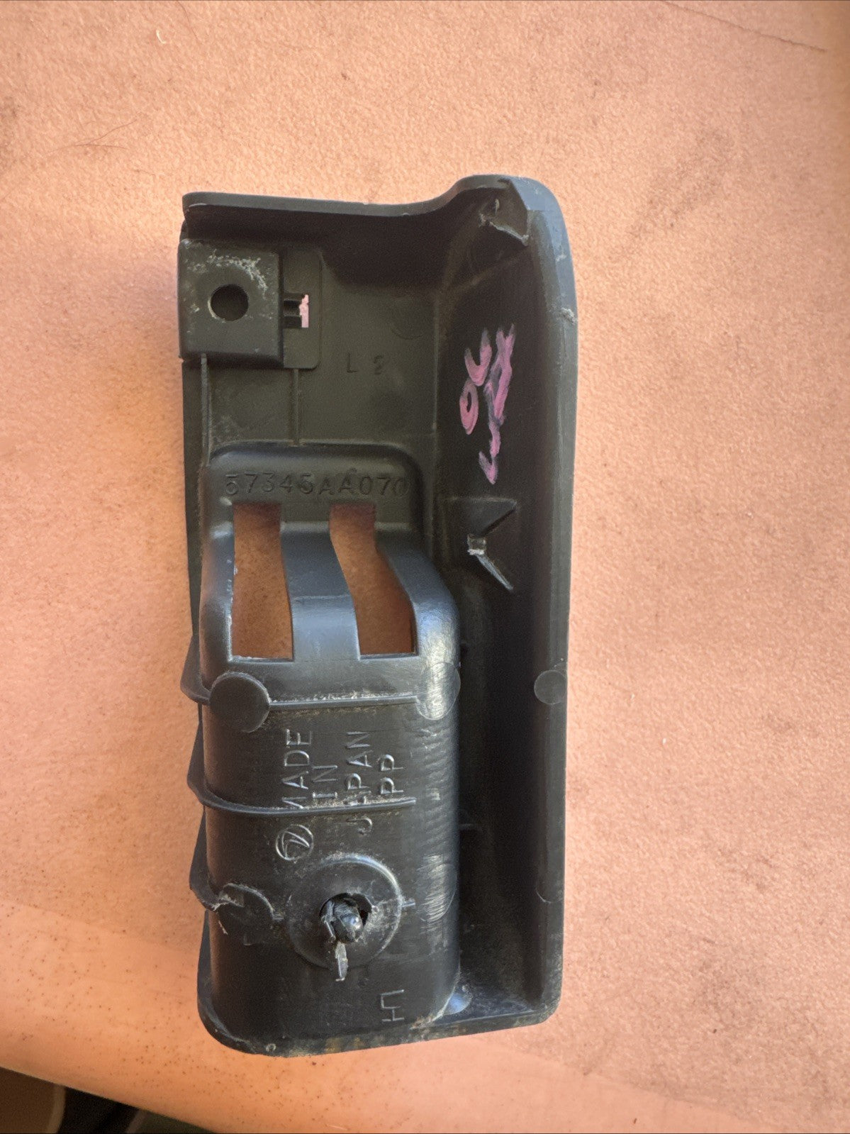 02-07 Subaru Impreza WRX STI Fuel Trunk Door Release Lever Trim Cover