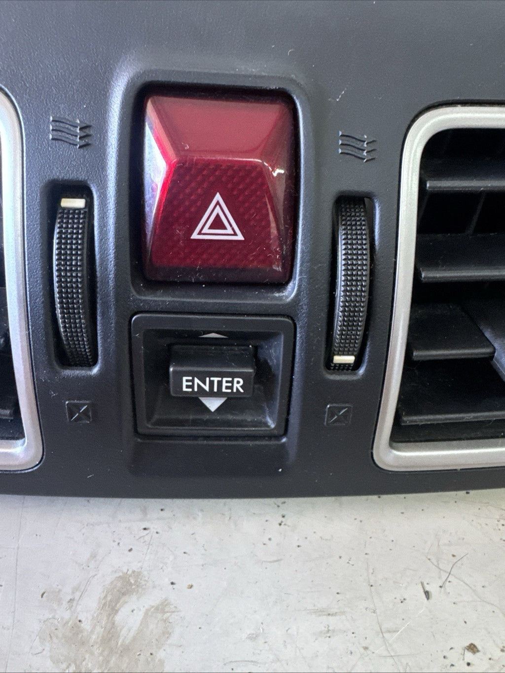 15-17 Subaru WRX Center Air Vent Trim Dash Panel Heater AC OEM 66110FJ040 / 50