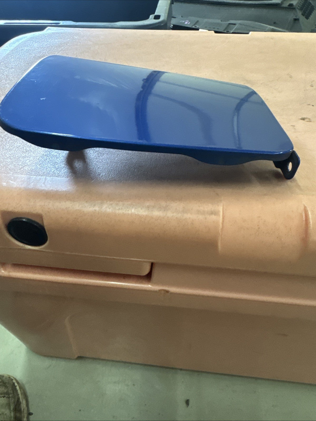 Subaru Impreza WRX STI Gas Door Fuel Lid Cover OEM Blue SEDAN 02-07