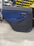 04-07 Subaru Impreza WRX STI OEM COMP SET Blue Door Cards Right Left Front Rear