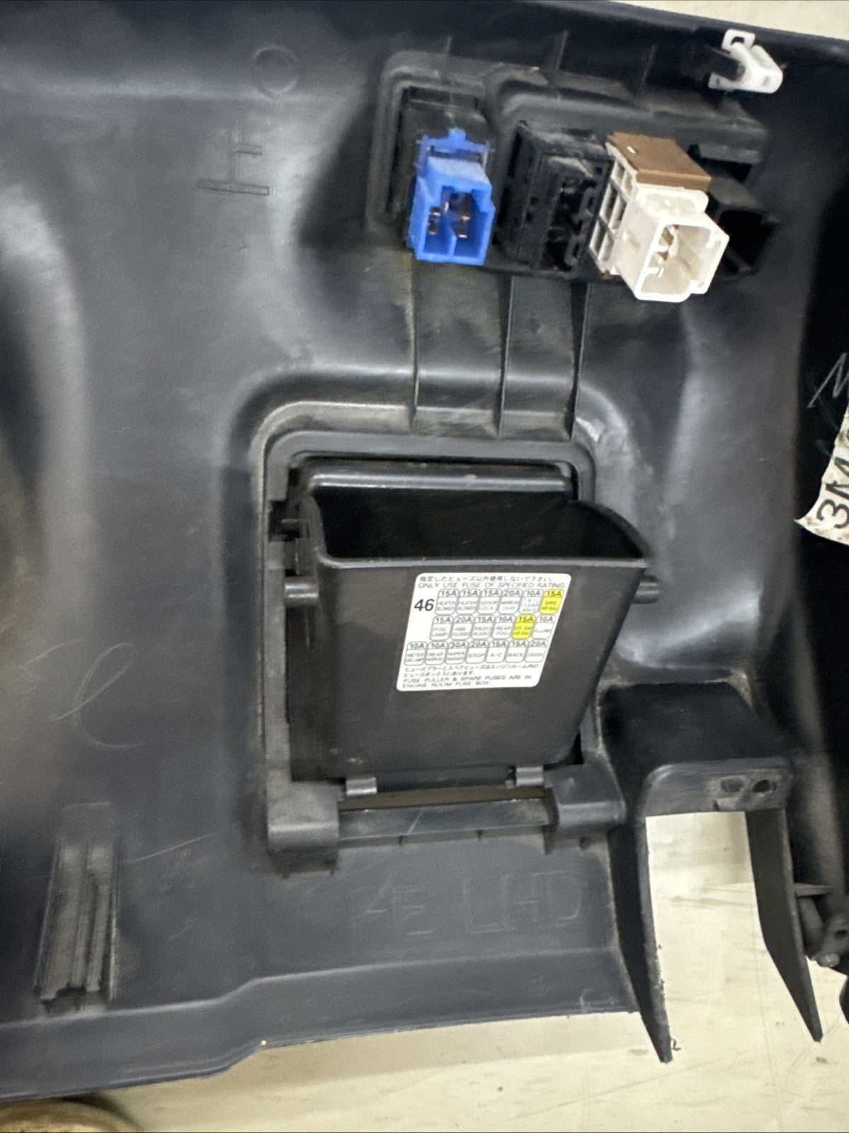 Subaru Impreza WRX STi OEM Lower Dash Kick Panel Trim 02-07 De-icer Switch