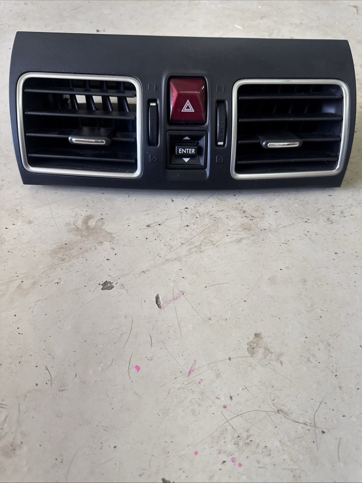 15-17 Subaru WRX Center Air Vent Trim Dash Panel Heater AC OEM 66110FJ040 / 50