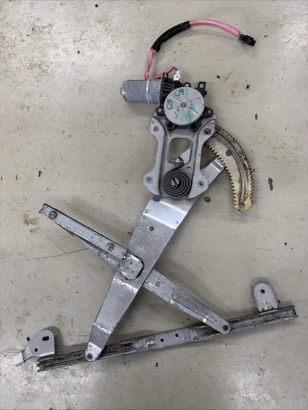 03-04 Power Window Regulator Subaru WRX Front Left Side With Motor