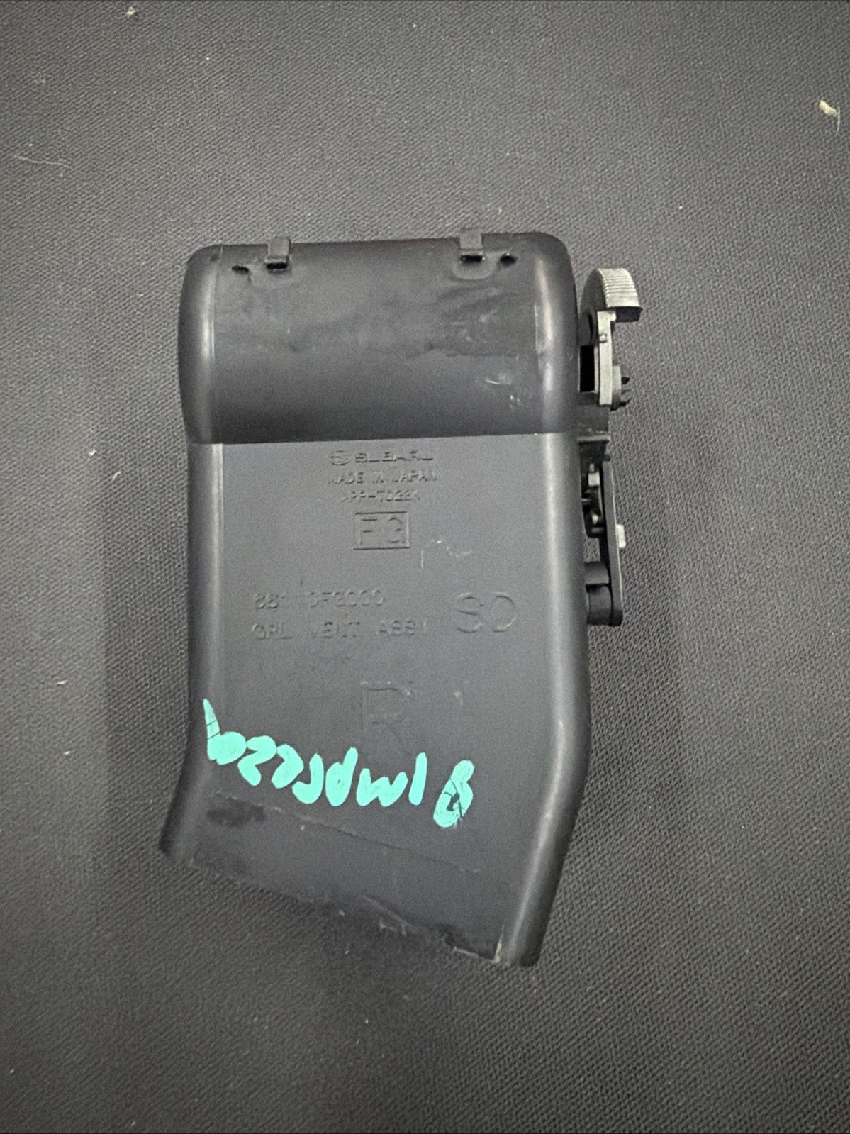 Subaru Impreza WRX STI Dash Vent Trim Vent Right RH Passenger 66110FG000 08-14