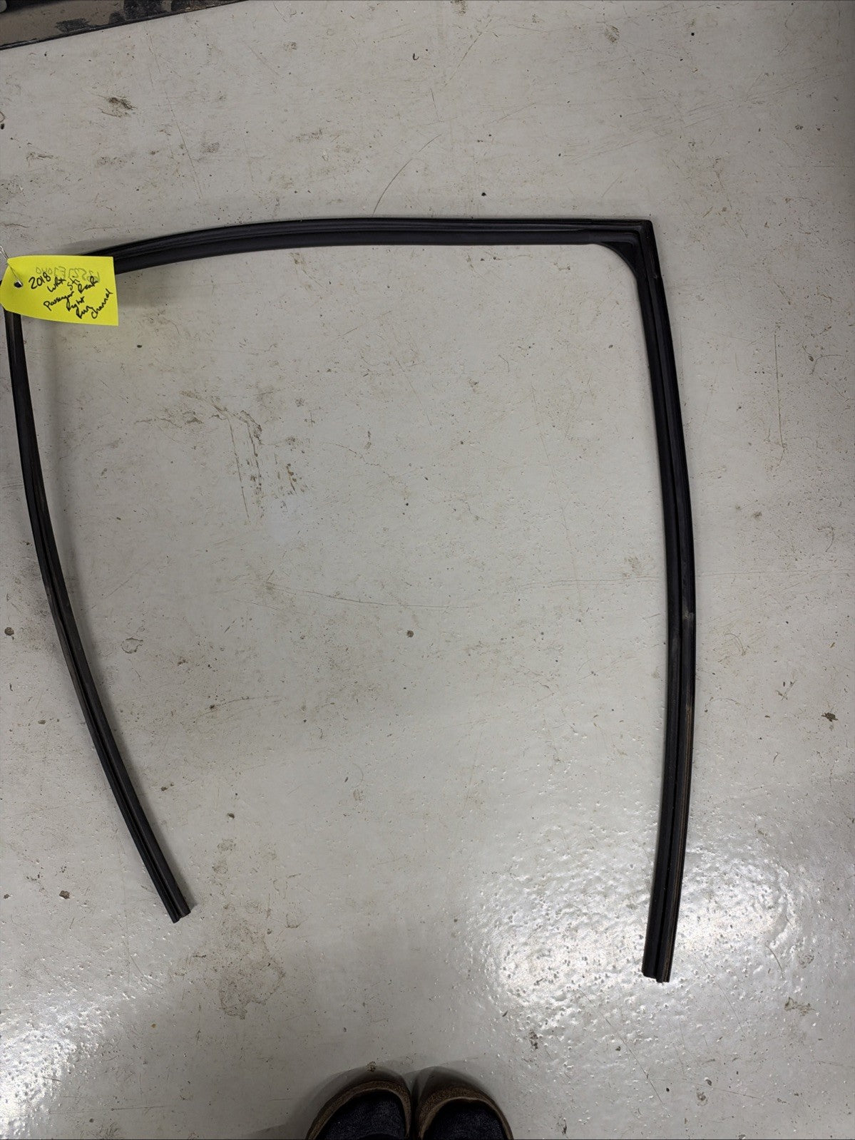 2018 Subaru WRX & STI PASSENGER RIGHT REAR WINDOW GLASS RUN CHANNEL - OEM 15-21