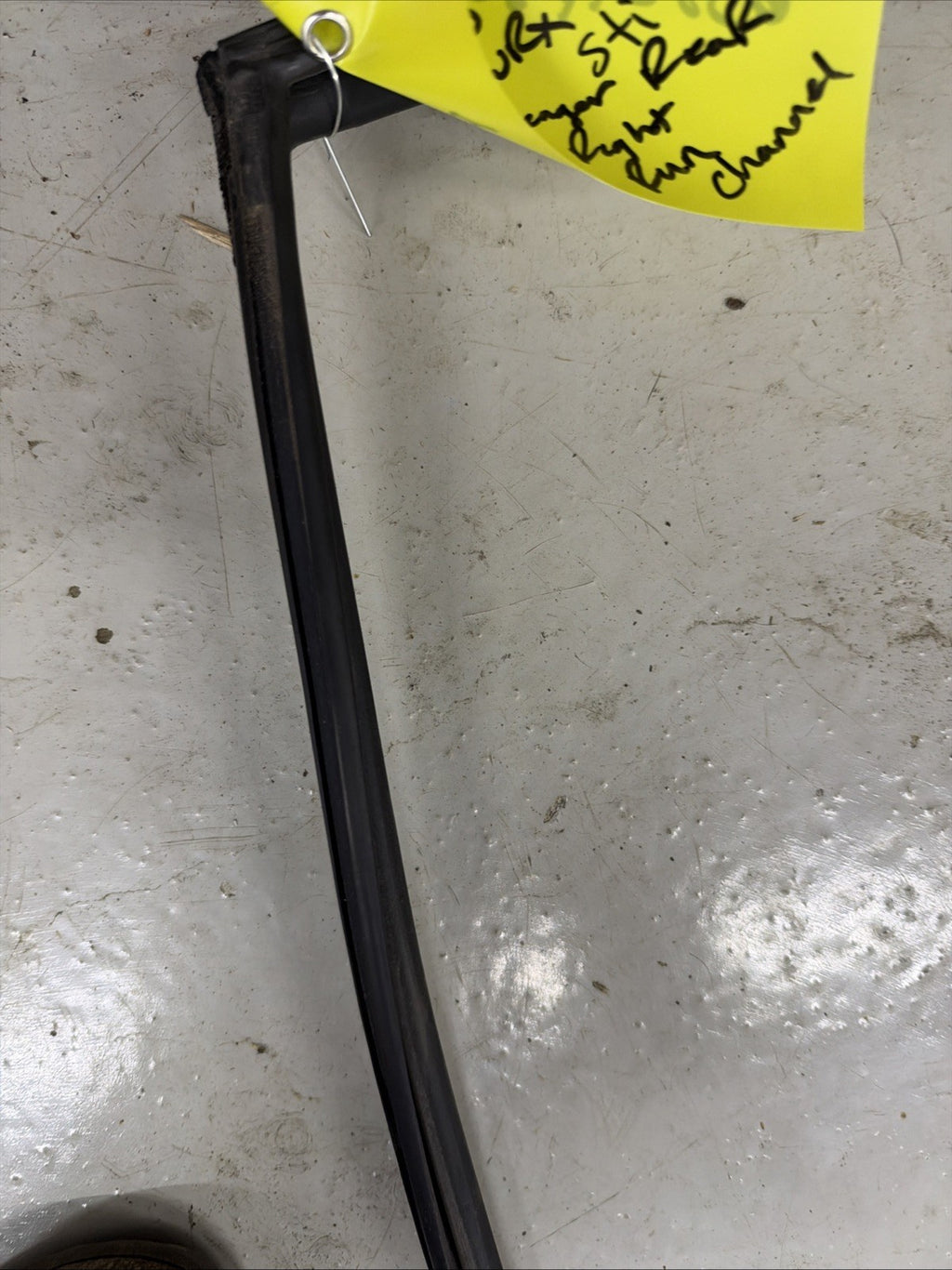 2018 Subaru WRX & STI PASSENGER RIGHT REAR WINDOW GLASS RUN CHANNEL - OEM 15-21