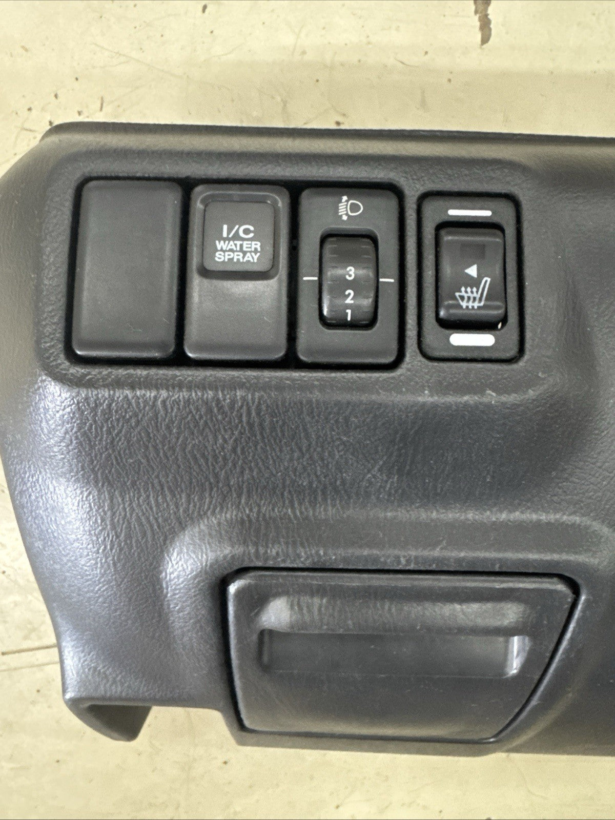 Subaru Impreza WRX STi OEM Lower Dash Kick Panel Trim 02-07 De-icer Switch