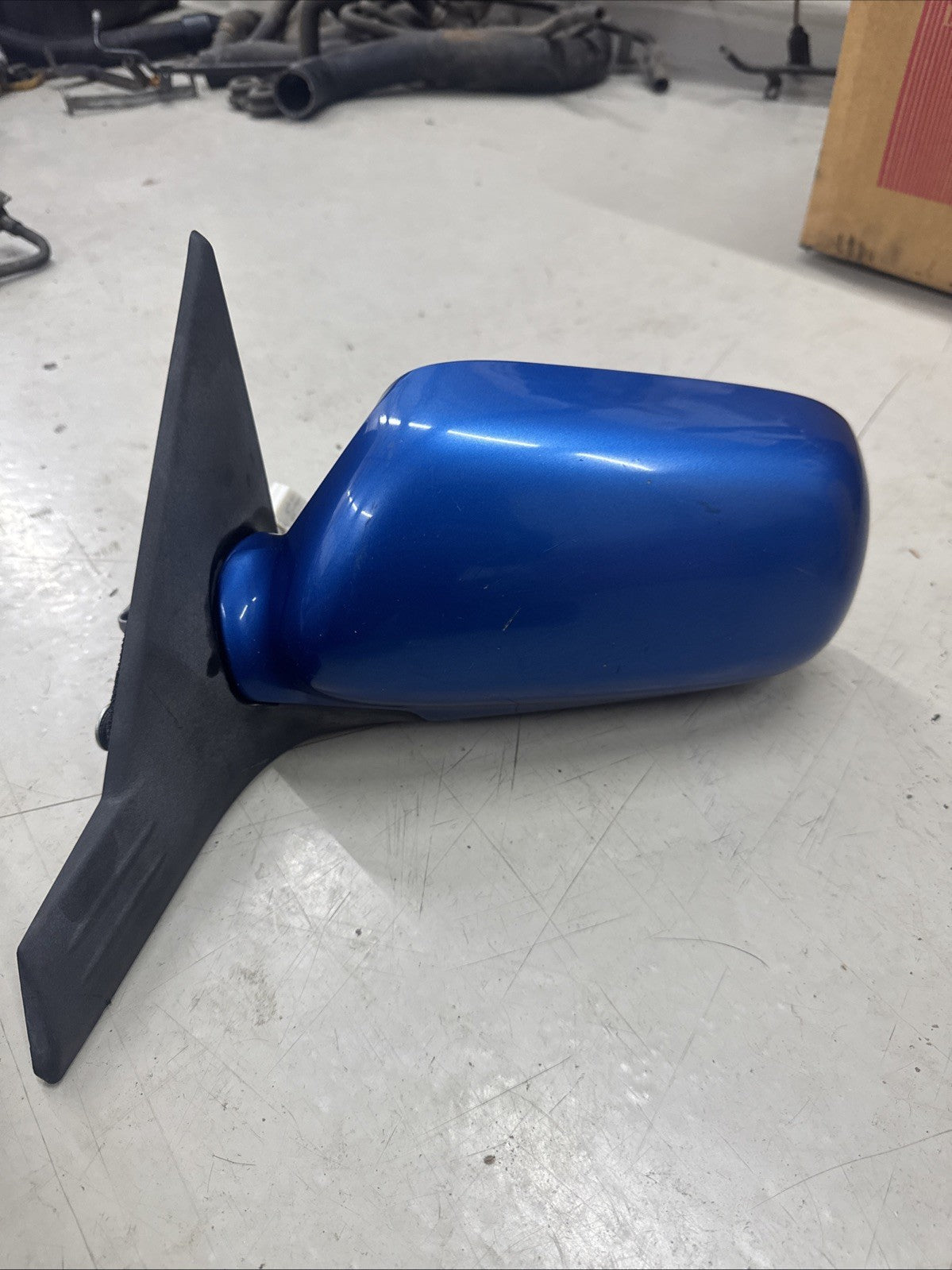 02 - 2007 Subaru Impreza L Side Power Mirror BLUE 013350 OEW 5092. 004
