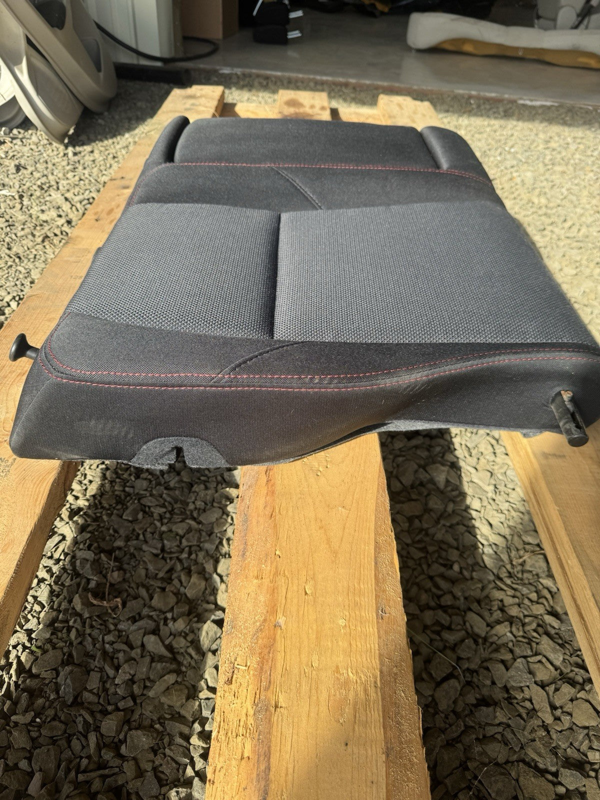 SUBARU WRX REAR SECOND ROW RIGHT SIDE SEAT UPPER CUSHION BACKREST OEM 15-21