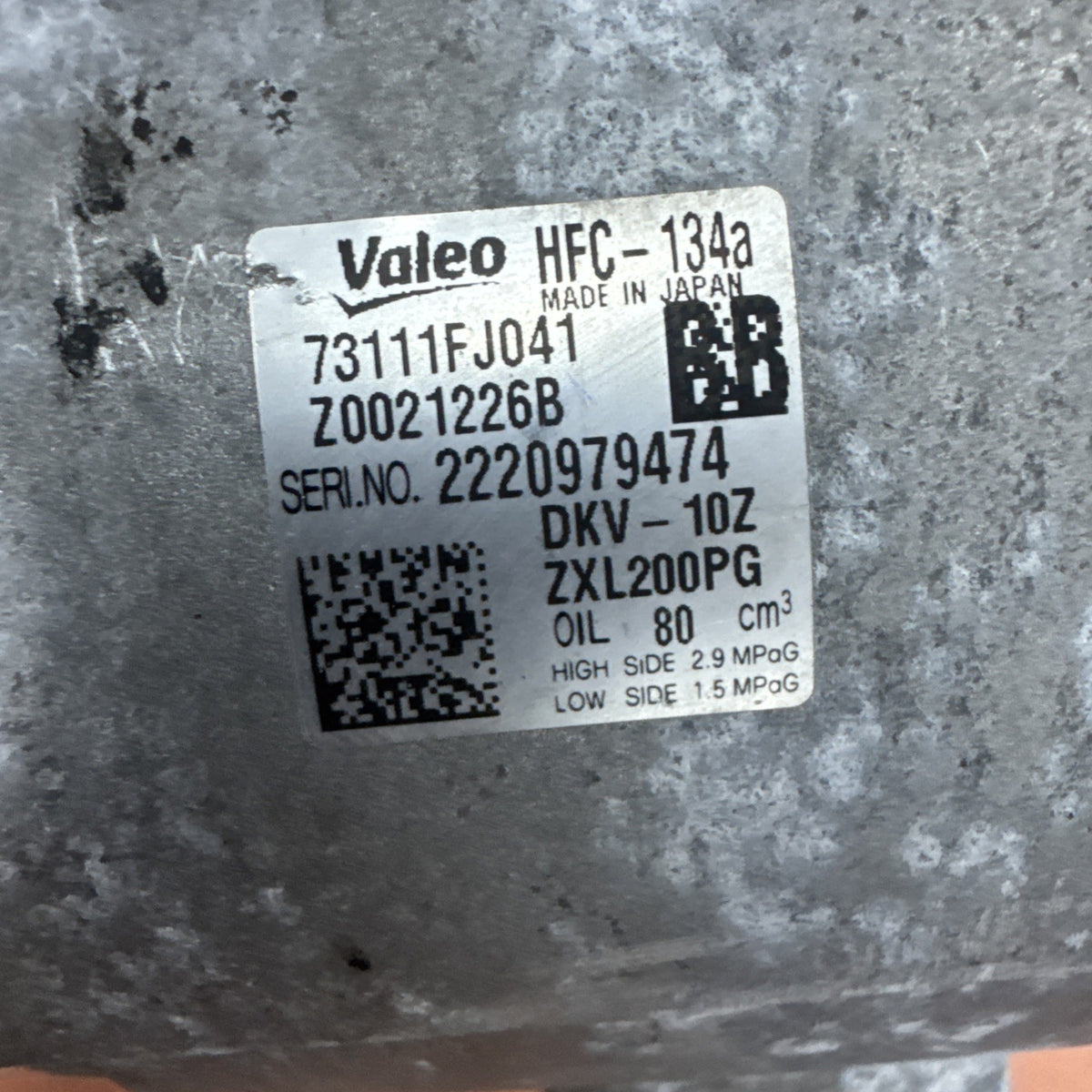OEM AC Compressor For 2012-16Subaru Impreza Forester 73111FJ041