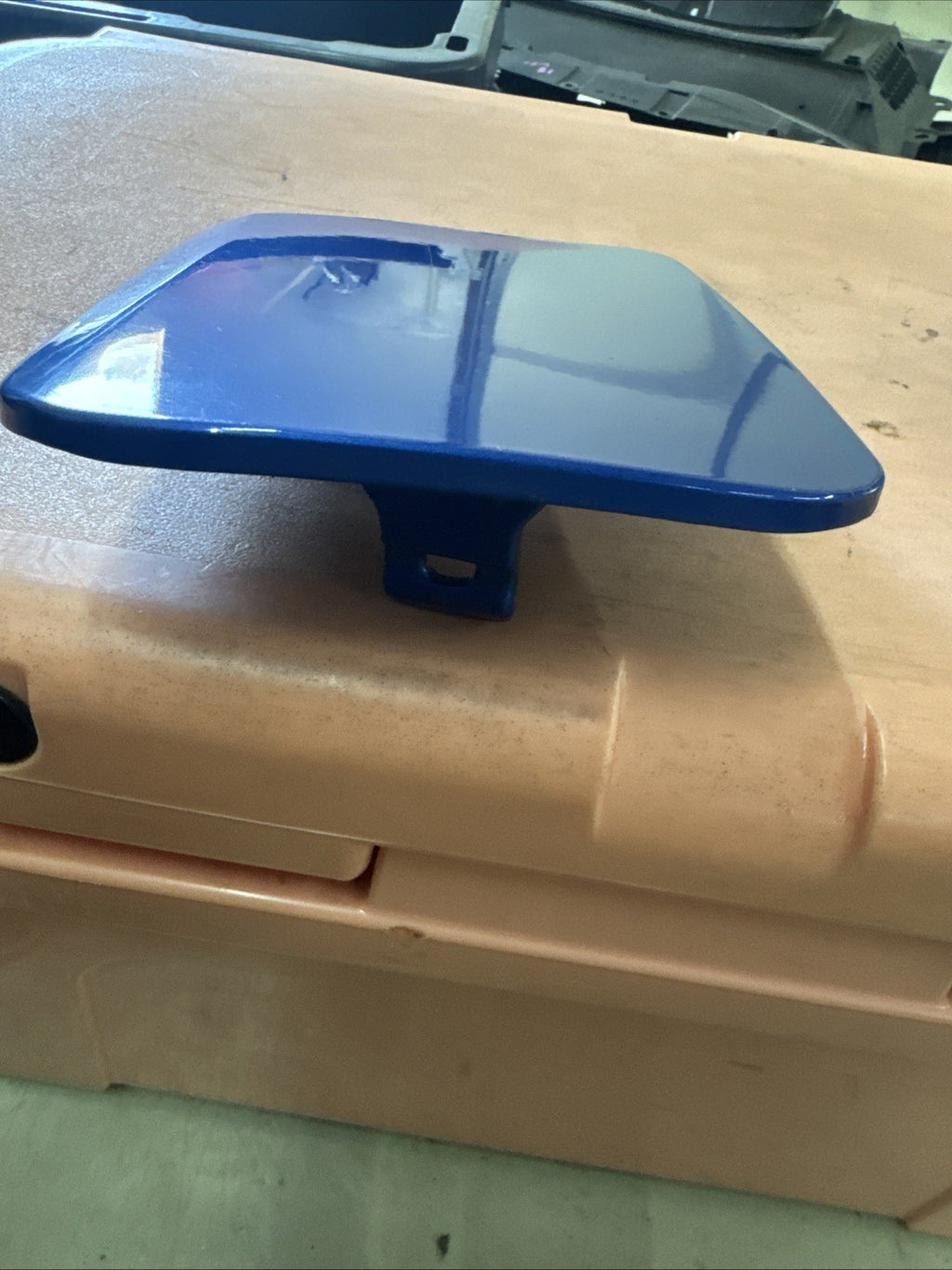 Subaru Impreza WRX STI Gas Door Fuel Lid Cover OEM Blue SEDAN 02-07