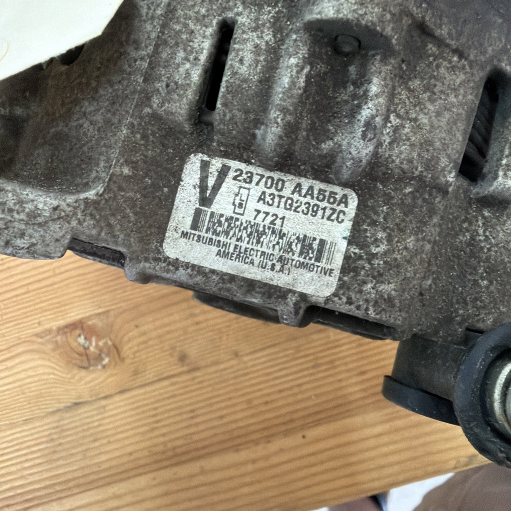 23700AA55A Alternator from 2005-2009 Subaru Legacy Outback 2.5L