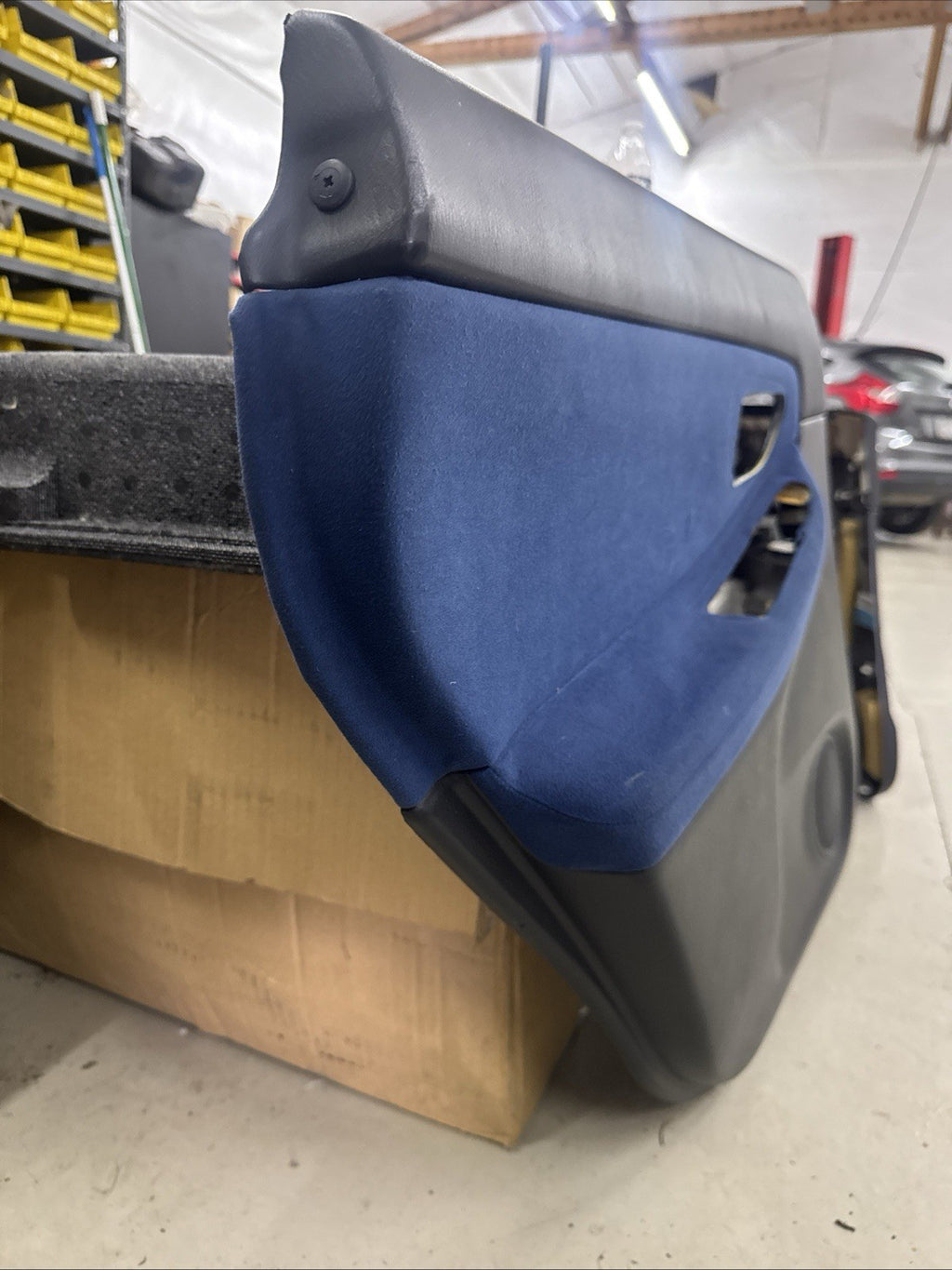 04-07 Subaru Impreza WRX STI OEM COMP SET Blue Door Cards Right Left Front Rear