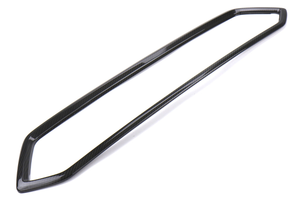 OLM LE Dry Carbon Fiber Grille Garnish (Outer) - 2018-2021 Subaru WRX / STI