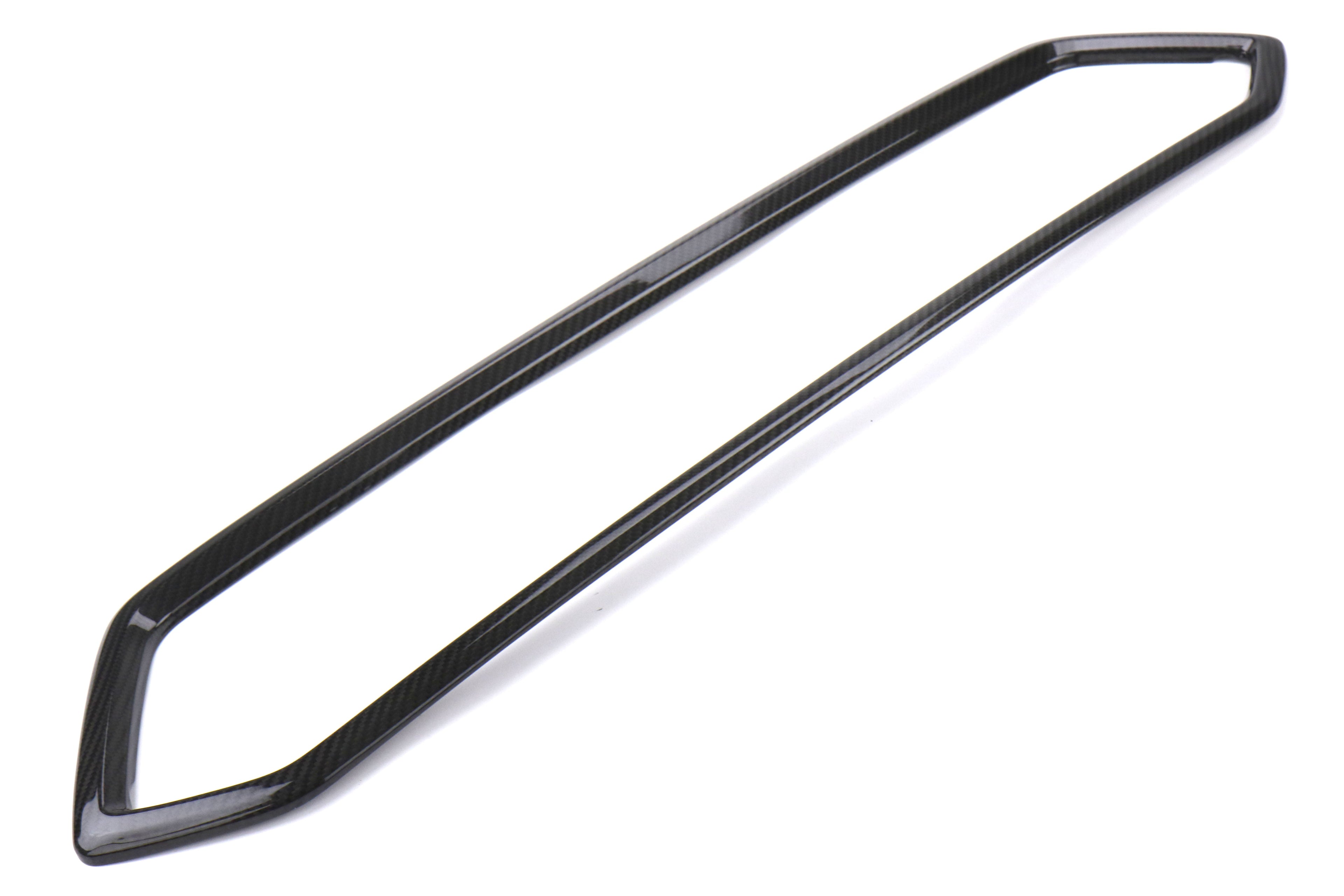 OLM LE Dry Carbon Fiber Grille Garnish (Outer) - 2018-2021 Subaru WRX / STI
