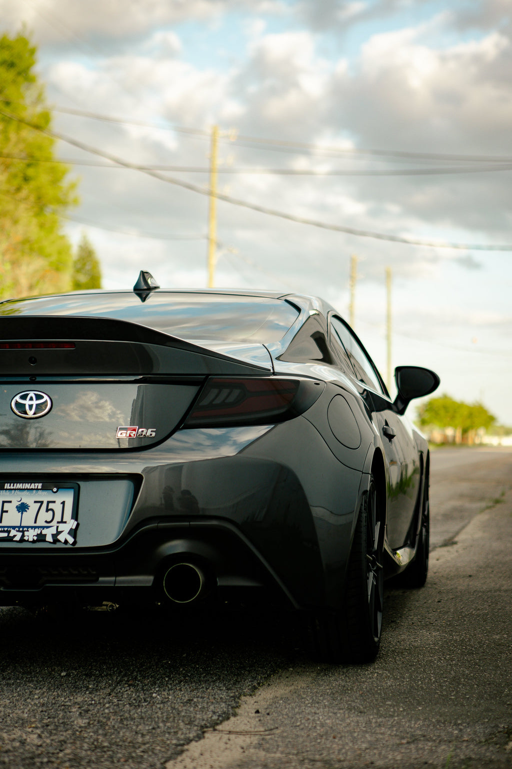 OLM Raiden LED Taillights (Smoke Lens/Red Bar) - 2022+ GR86 / BRZ