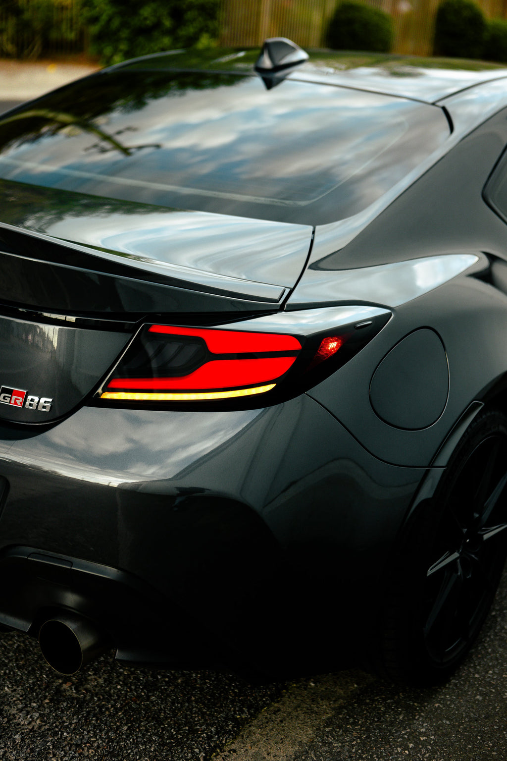 OLM Raiden LED Taillights (Smoke Lens/Red Bar) - 2022+ GR86 / BRZ