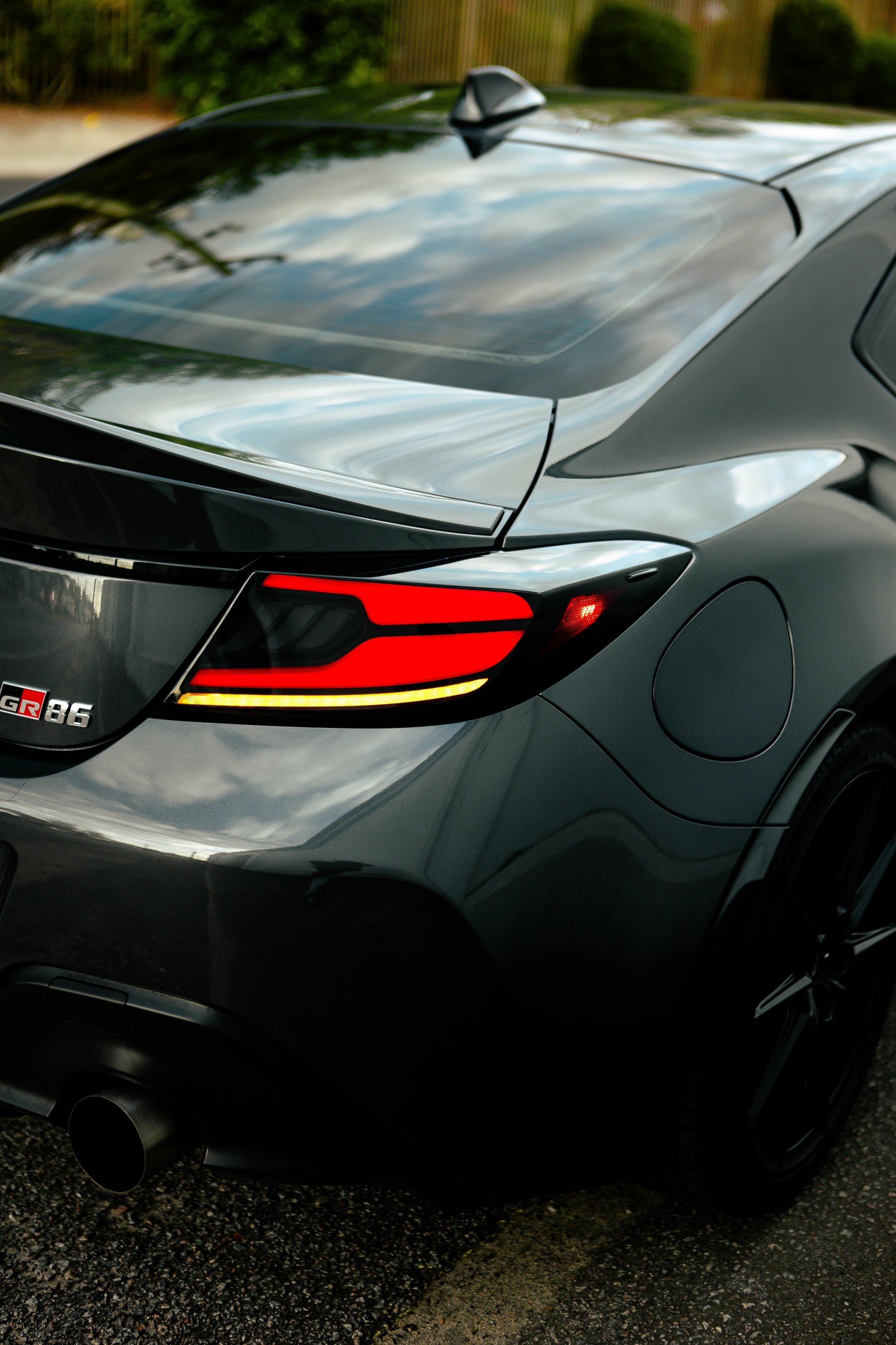 OLM Raiden LED Taillights (Smoke Lens/Red Bar) - 2022+ GR86 / BRZ