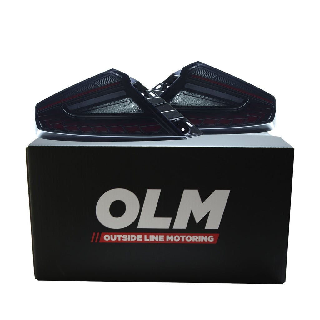 OLM Phantom-Spec LED Taillights (Clear Lens Red Optic) - 2022+ WRX