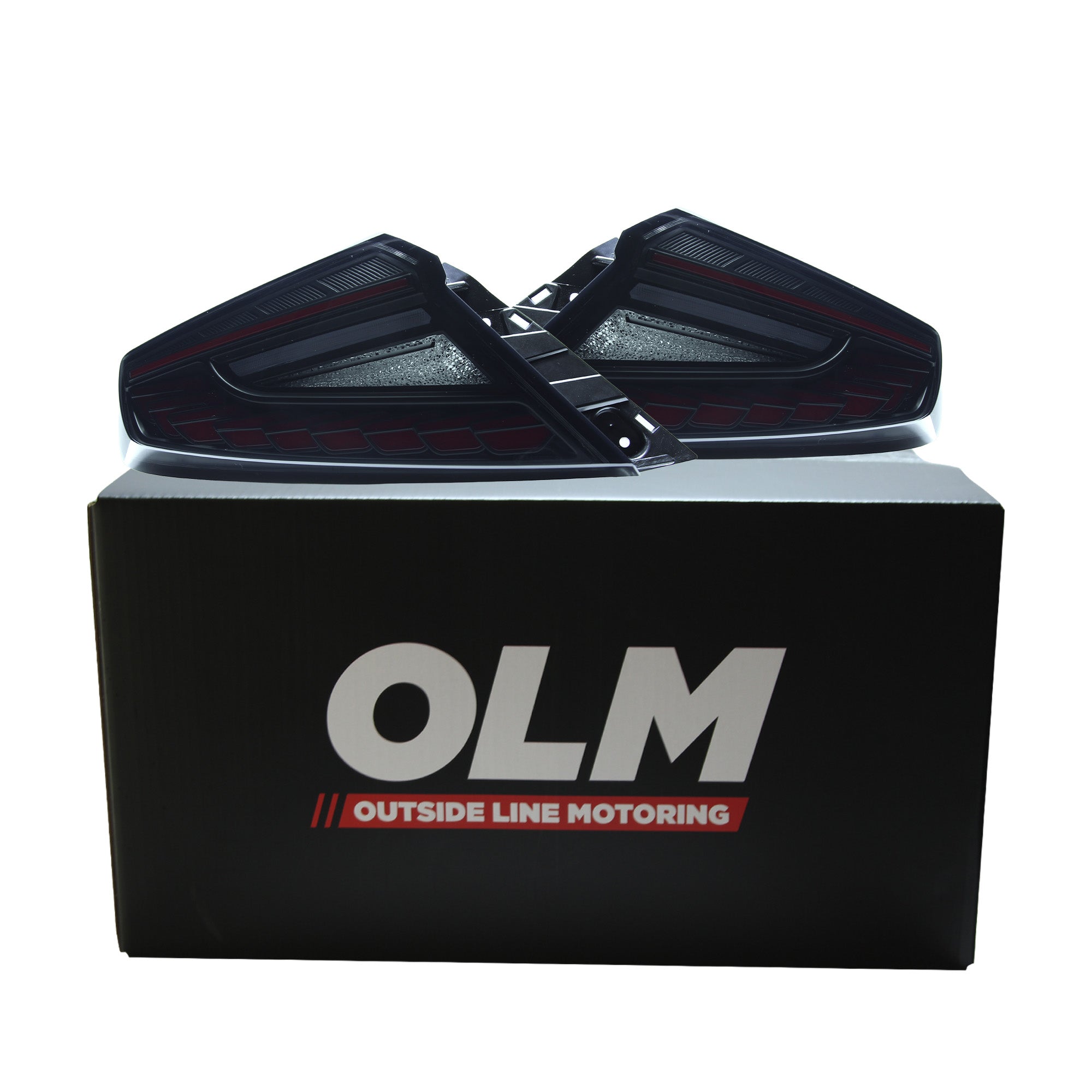 OLM Phantom-Spec LED Taillights (Clear Lens Red Optic) - 2022+ WRX
