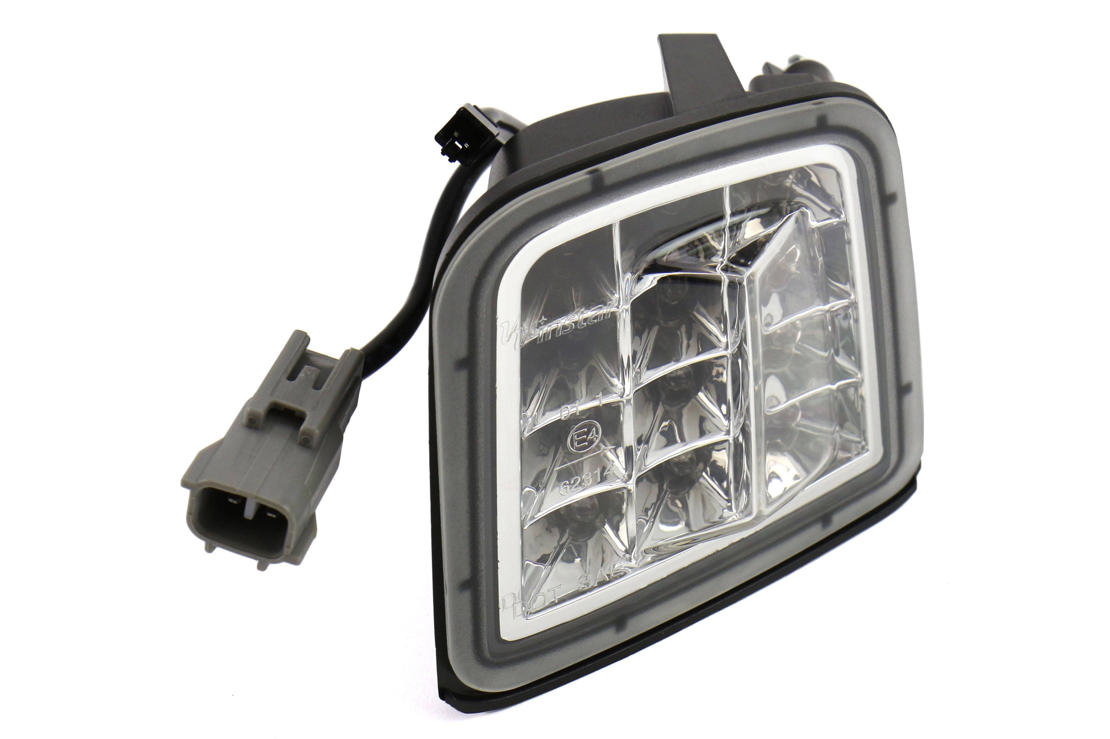 OLM USDM LED Front Turn Signal Housings - Clear Lens with Chrome Reflector - 2015-2017 Subaru WRX / STI