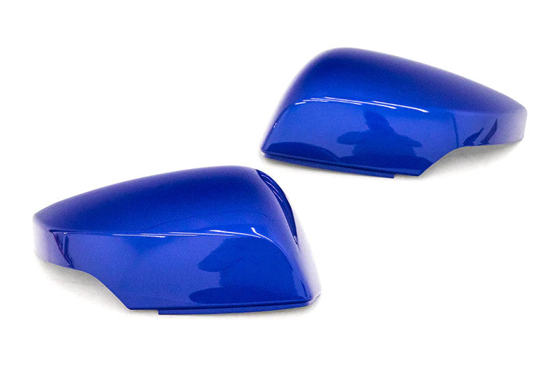 OLM OE Style Mirror Cover with Turn Signal Cutout - Dark Grey Metallic - 2015-2021 Subaru WRX / STI / 2015-2017 Crosstrek