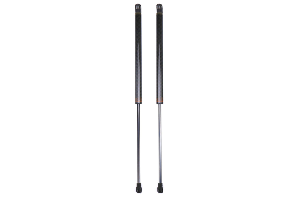 OLM Black Carbon Fiber Hood Dampers - 2015-2021 WRX / STI