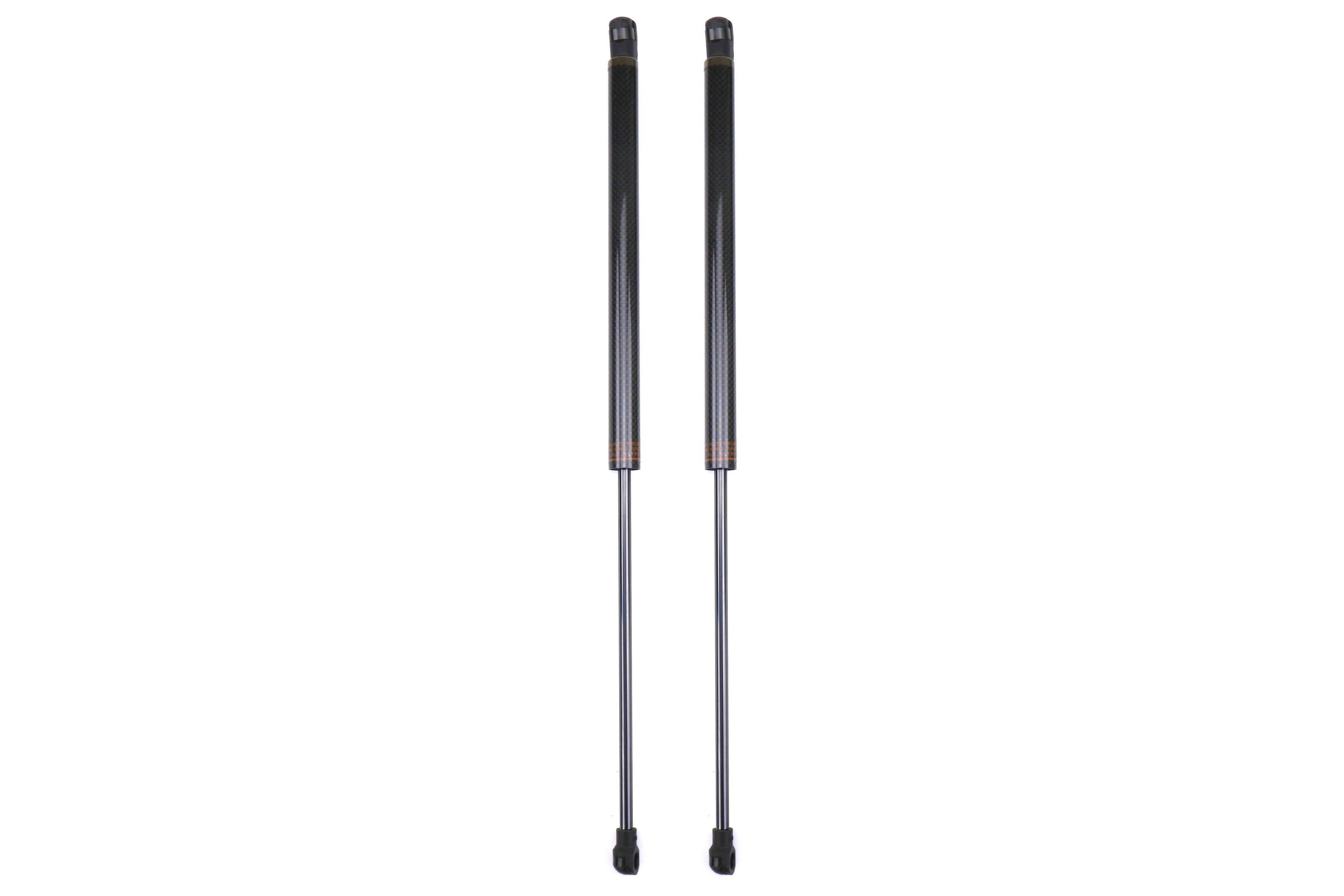 OLM Black Carbon Fiber Hood Dampers - 2015-2021 WRX / STI