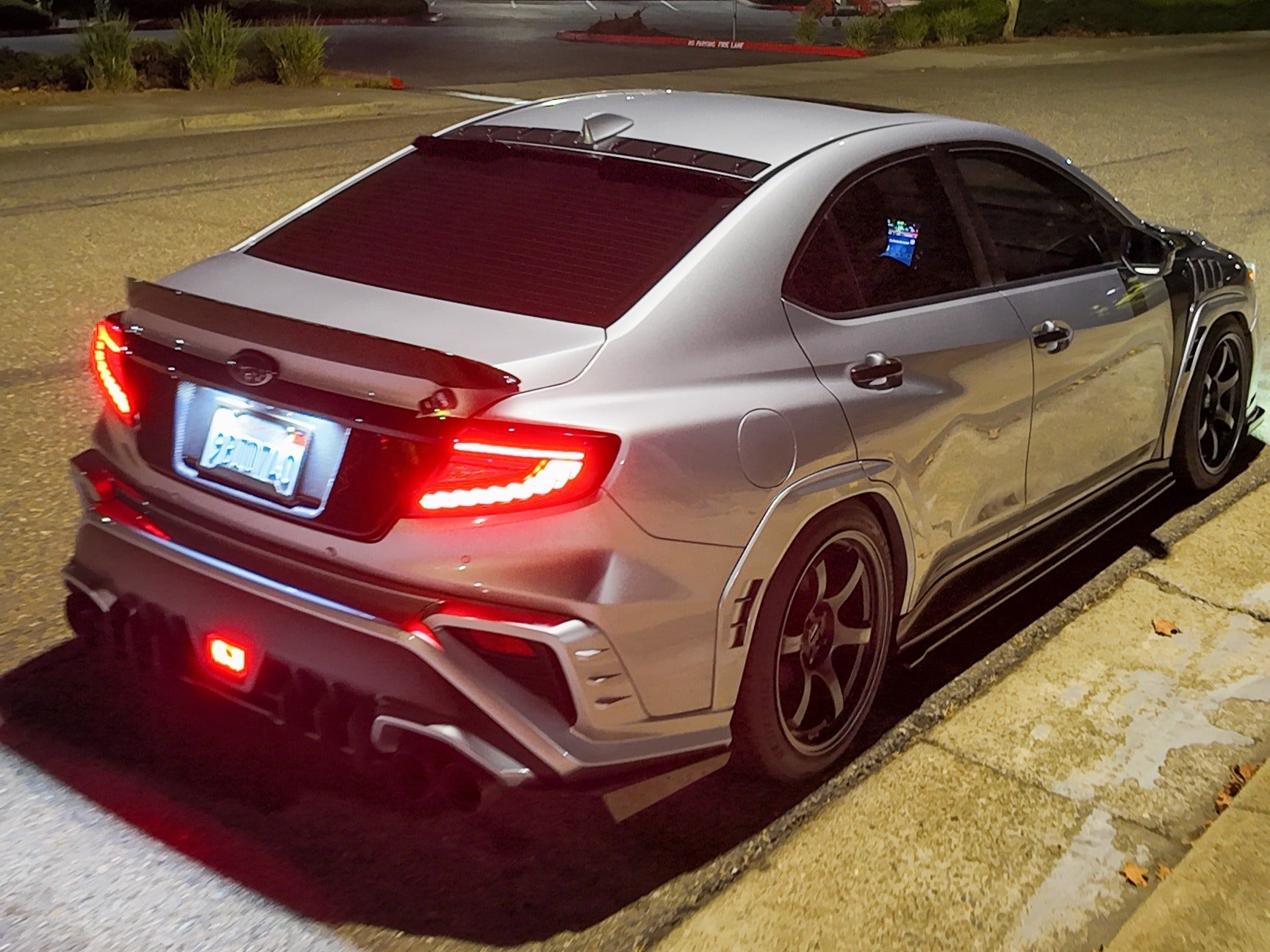 OLM Phantom-Spec LED Taillights (Smoke Lens Red Optic) - 2022+ WRX