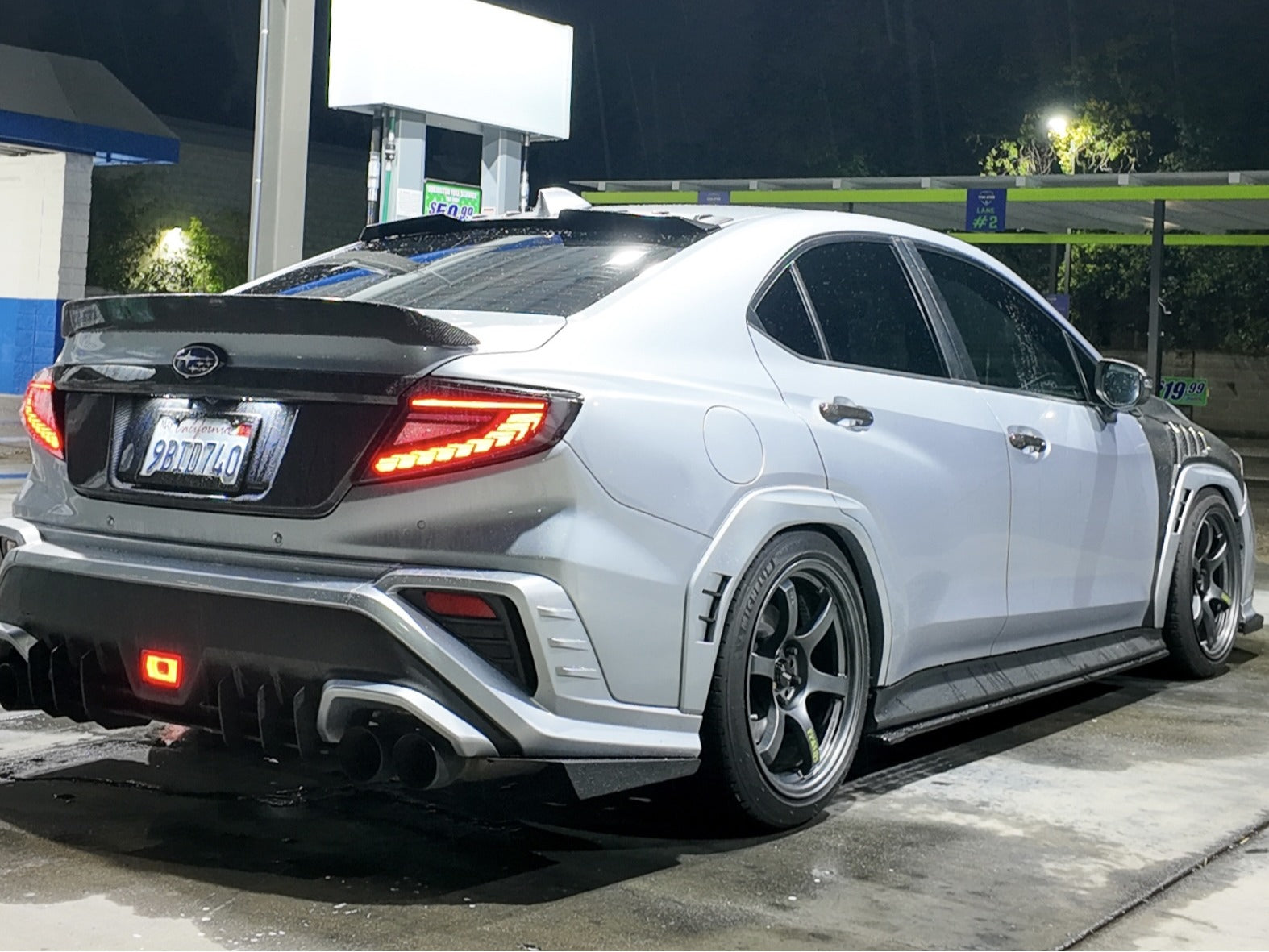 OLM Phantom-Spec LED Taillights (Smoke Lens White Optic) - 2022+ WRX