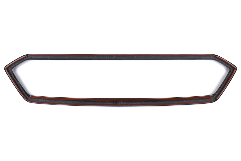 OLM LE Dry Carbon Fiber Grille Garnish (Outer) - 2018-2021 Subaru WRX / STI