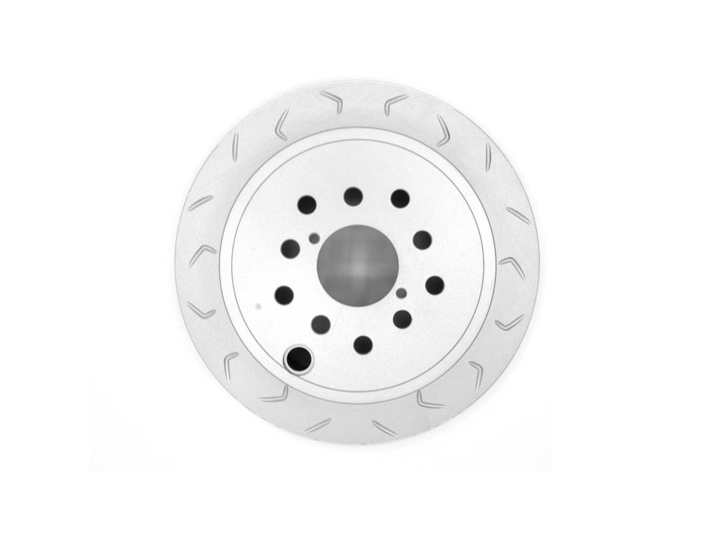FactionFab Slotted Rear Rotor V2 Dual Drilled - 2022+ Subaru WRX / 2013-2020 FR-S BRZ 86 / 2022-2026 BRZ GR86 Non-Brembo*