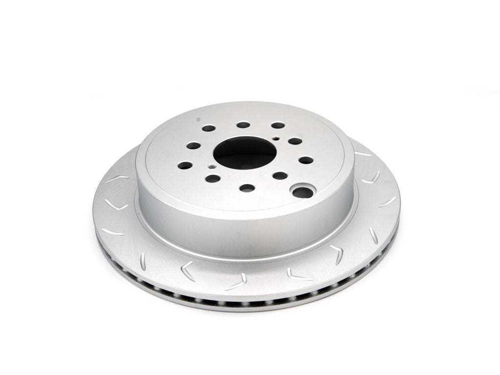 FactionFab Slotted Rear Rotor V2 Dual Drilled - 2022+ Subaru WRX / 2013-2020 FR-S BRZ 86 / 2022-2026 BRZ GR86 Non-Brembo*