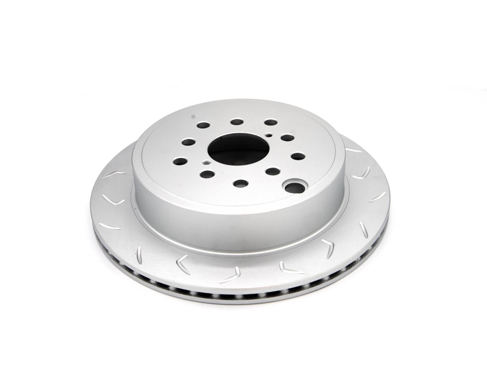 FactionFab Slotted Rear Rotor V2 Dual Drilled - 2022+ Subaru WRX / 2013-2020 FR-S BRZ 86 / 2022-2026 BRZ GR86 Non-Brembo*
