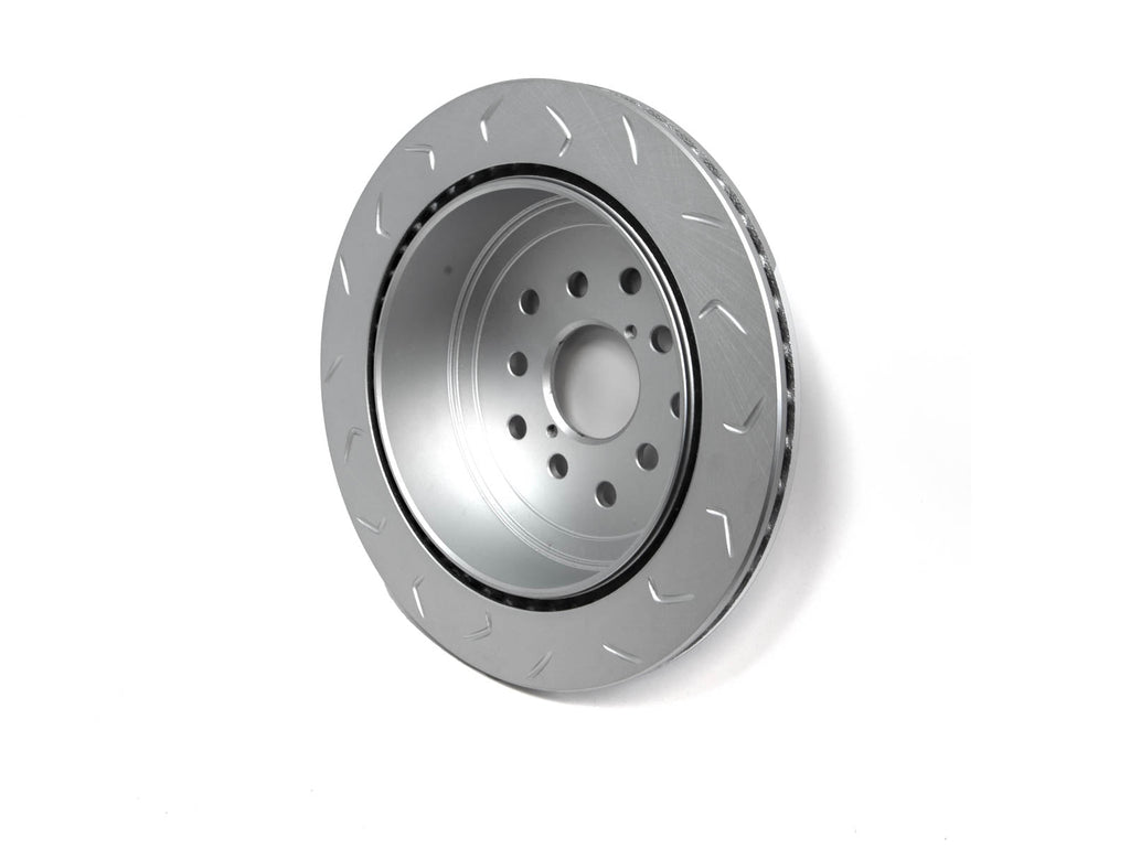 FactionFab Slotted Rear Rotor V2 Dual Drilled - 2022+ Subaru WRX / 2013-2020 FR-S BRZ 86 / 2022-2026 BRZ GR86 Non-Brembo*